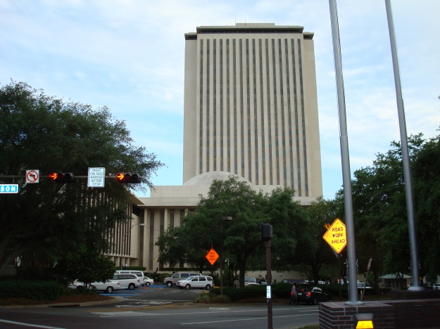 Tallahassee was selected as Florida's capital because it was roughly equidistant from Pensacola (the administrative seat of "West Florida") and Saint Augustine (the administrative seat of "East Florida')  when Florida was regifted back to the United States from Spain in 1821.